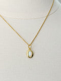 Dainty Opal Necklace