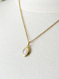 Dainty Opal Necklace