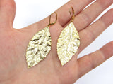 Gold Leaf Earrings